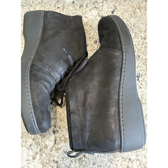 Dansko Ellen Burnished Suede Black Boots size 41 10.5/11 - Picture 5 of 8